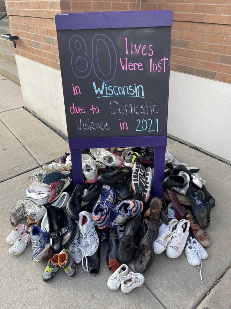 Fond du Lac's LIght Up The Night Event paid tribute to the 80 lives lost in Wisconsin due to domestic violence in 2021.