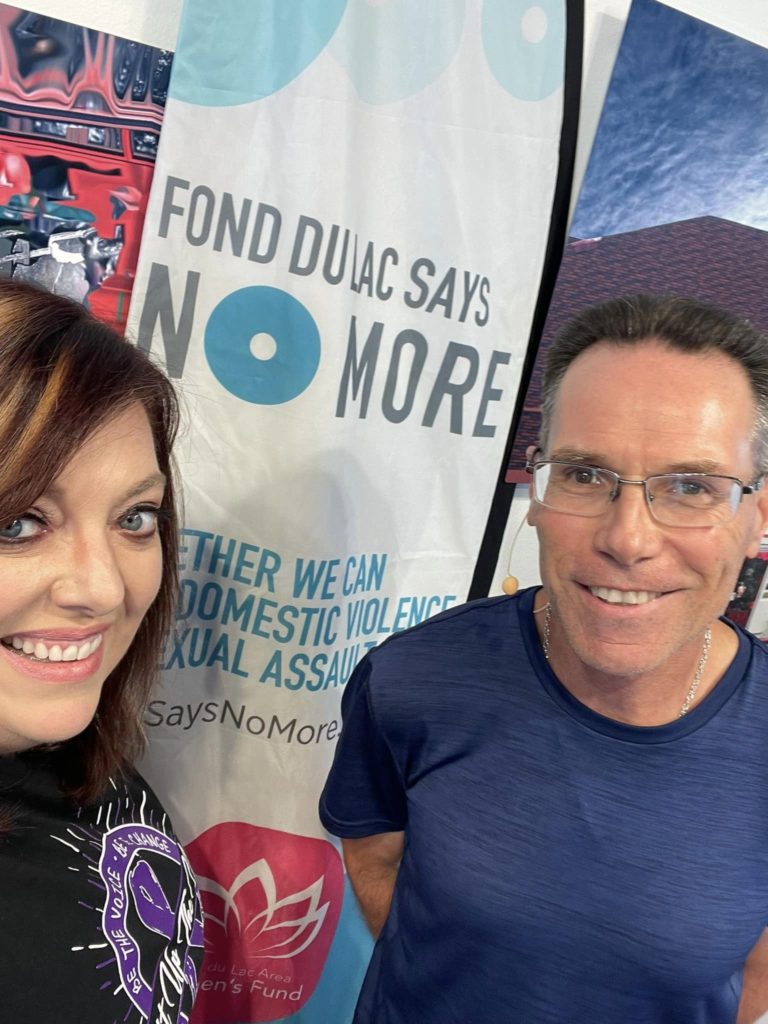 Maria and Dr. Buck attend Fond du Lac Says No More Event